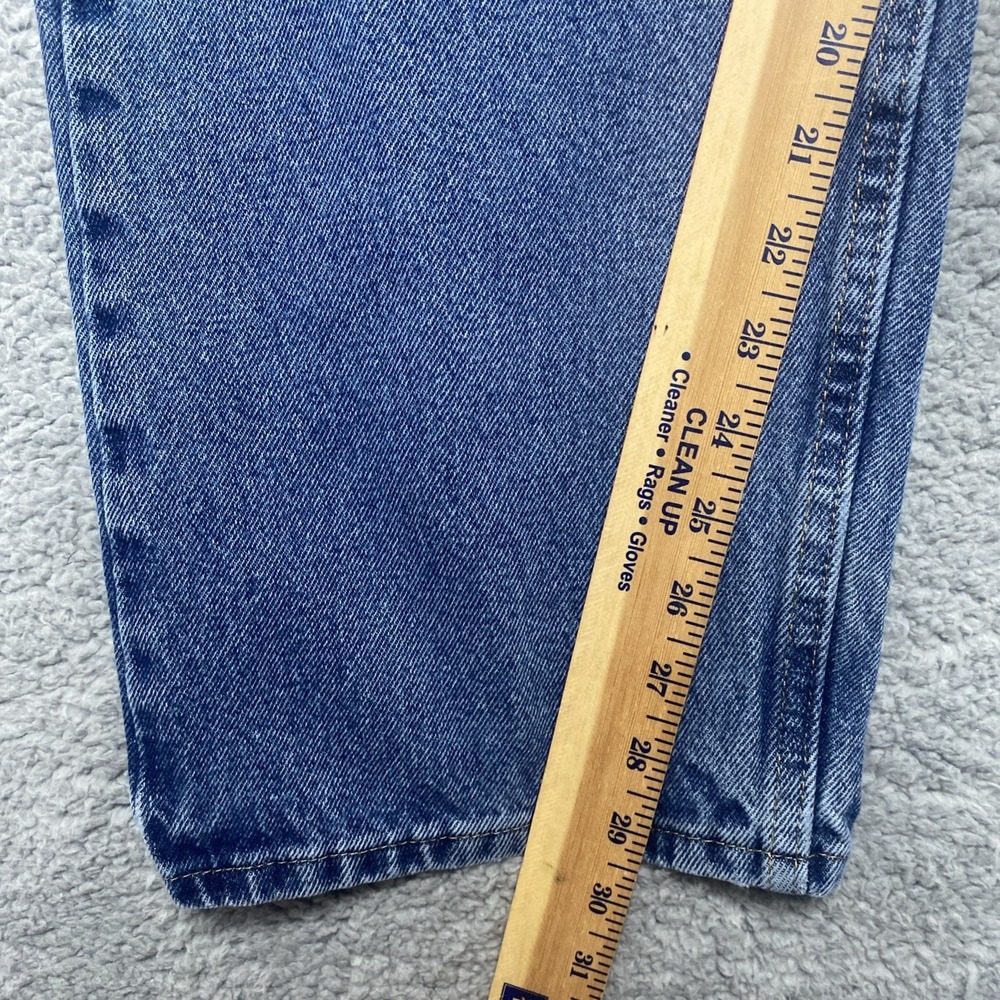Wrangler Jeans Men 42x30 Blue Denim 100% Cotton Straight Med  Wash Cowboy - Picture 10 of 12